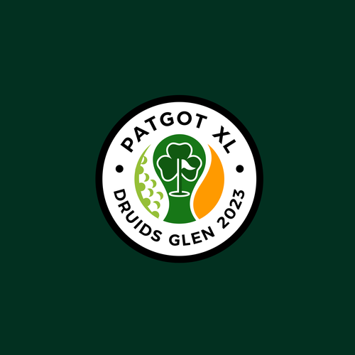 Tennis logo with the title 'Irish Golf Conference Logo for Attorneys'