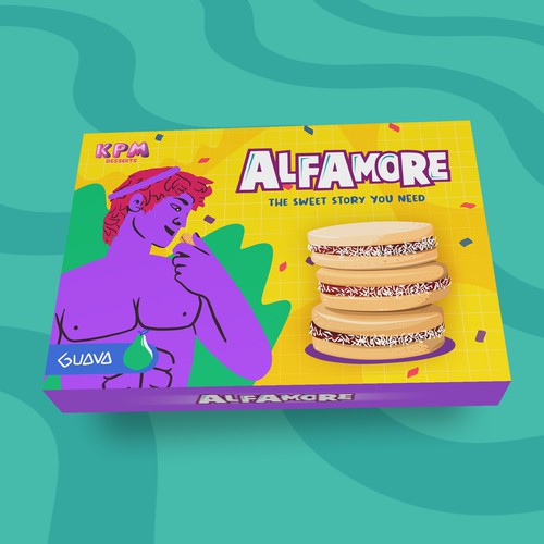 Biscuit packaging with the title 'Cookies Packaging'