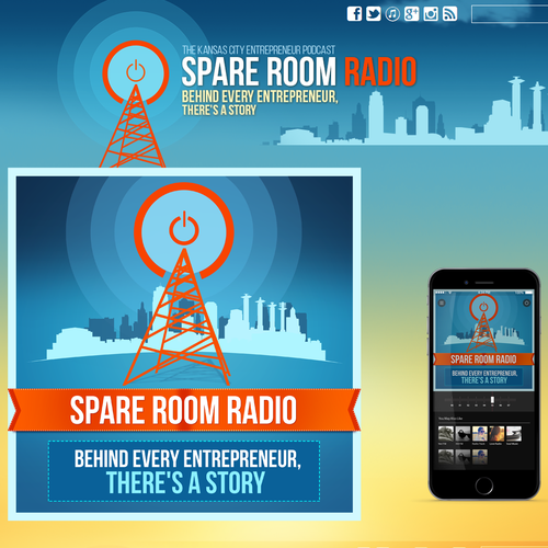 Banner artwork with the title 'Website Banner and Podcast Album Art'