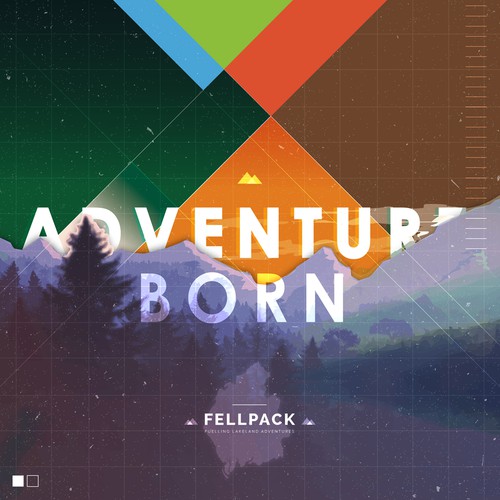 Adventure illustration with the title 'Poster'