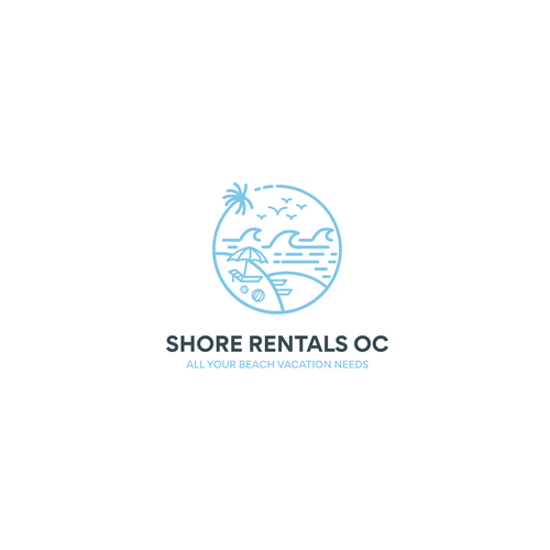 Line brand with the title 'Shore Rentals OC'