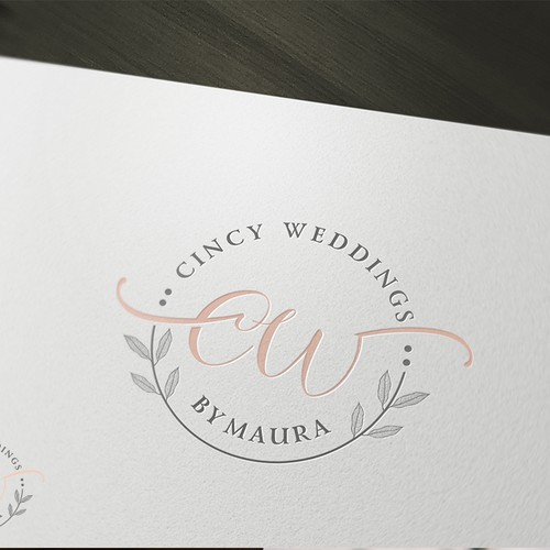 Wedding brand with the title 'Cincy Weddings by Maura'