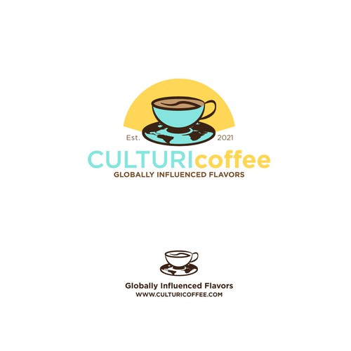 Global logo with the title 'CULTURI COFFEE'