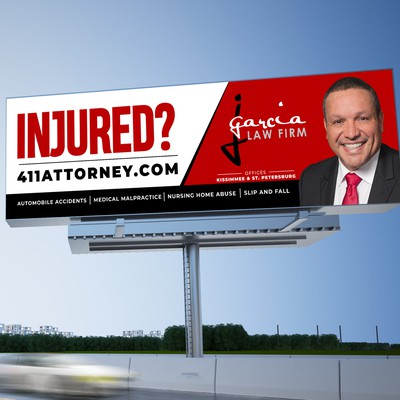 Billboard Design for j Garcia Law Firm