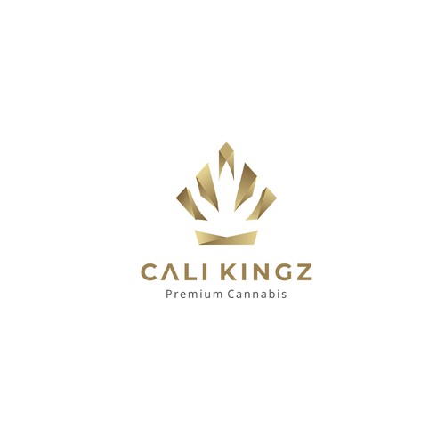 Royal logo with the title 'Cannabis Crown Logo For Sale'