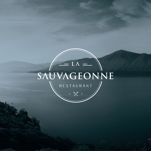 Restaurant logo with the title 'Restaurant logo'