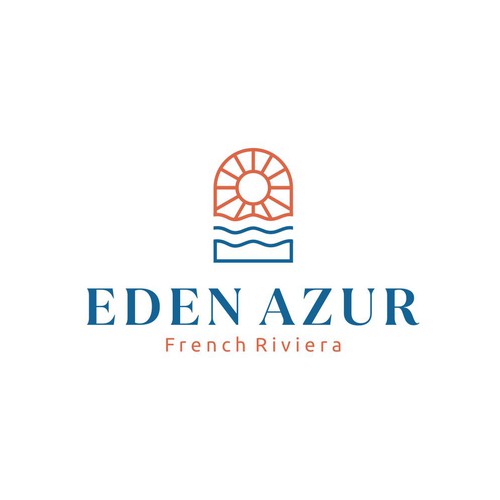 Sun logo with the title 'Eden Azur Logo'