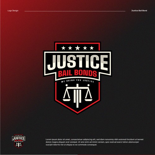 Star logo with the title 'Justice Bail Bond'