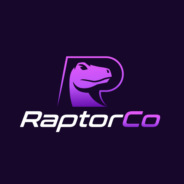 Raptor design with the title 'RaptorCo logo'