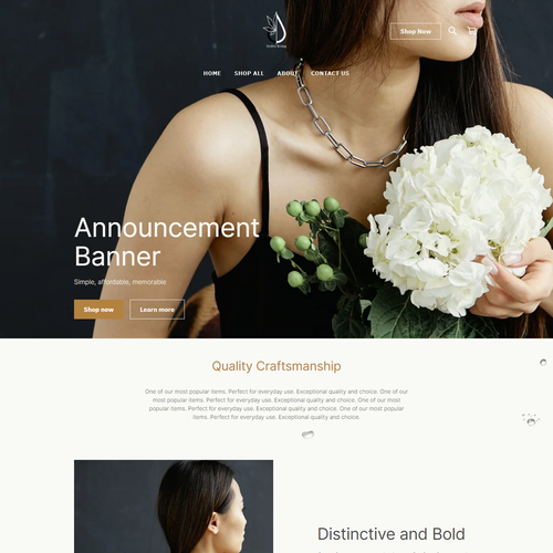 Gift shop design with the title 'BRANDING & SQUARE ONLINE STORE | Design for Hydro Living Well'