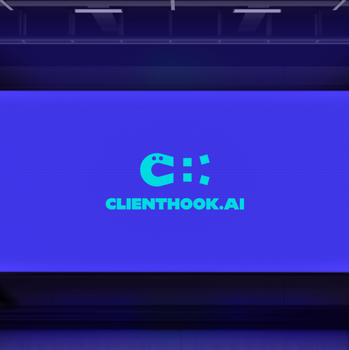 Calendar logo with the title 'CLIENTHOOK - Magnetic Scheduling AI Logo'