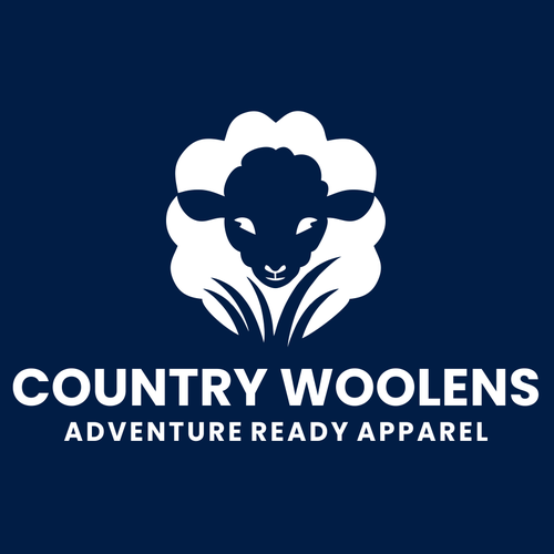 Thread logo with the title 'Simple sheep logo with grass for apparel'