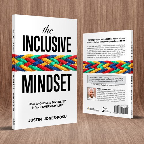 Bold book cover with the title 'The Inclusive Mindset'