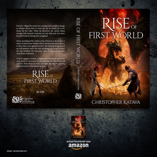Fire book cover with the title 'Book cover for "Rise of First World"'