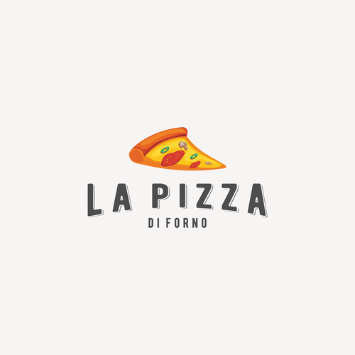 Authentic logo with the title 'La Pizza'