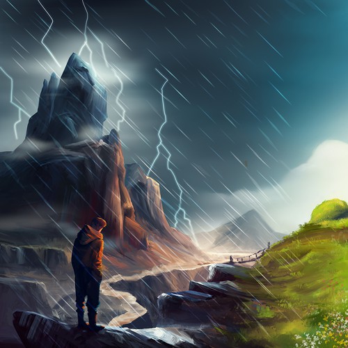 Concept illustration with the title 'illustration contest'