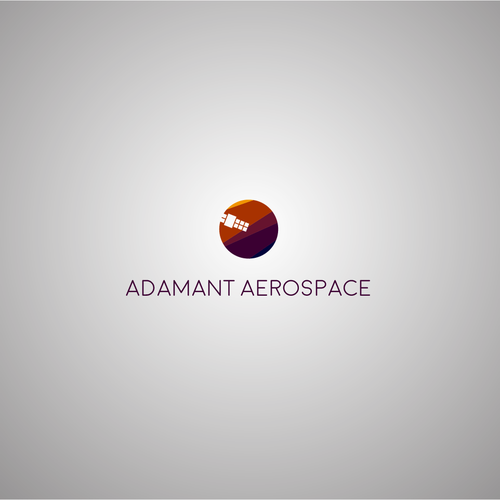 Satellite logo with the title 'Logo design for satellite company'