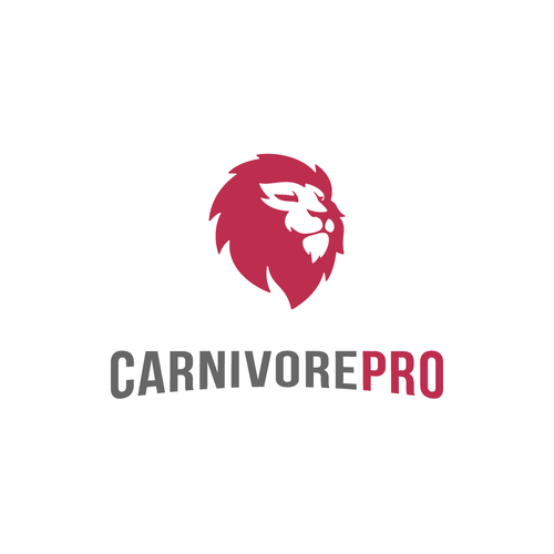 Lion head logo with the title 'CarnivorePro'