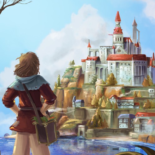 Environment artwork with the title 'Runner-up: Fantasy Illustration'