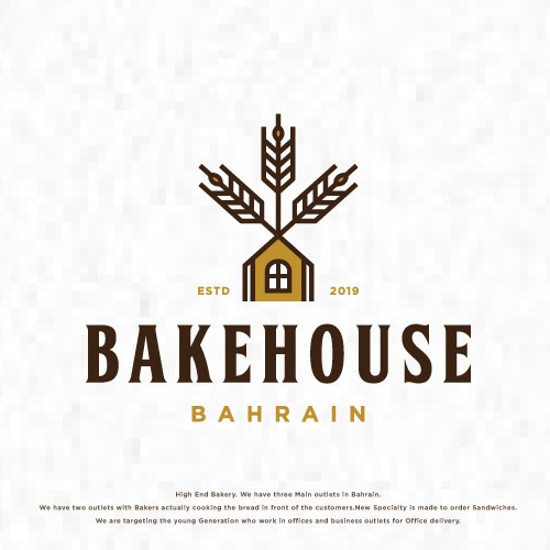 Bread brand with the title 'BAKEHOUSE High End Bakery'
