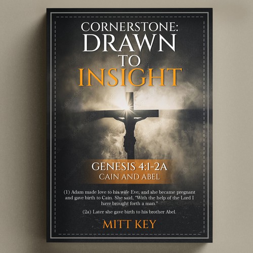 Black book cover with the title 'book cover design'