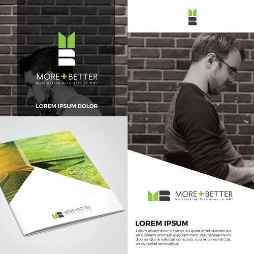 Hedge fund logo with the title 'logo concept for More & Better'