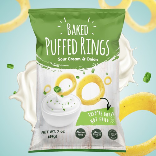 Creative packaging with the title 'Fun snack design '