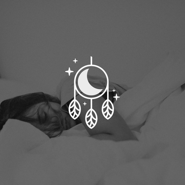Pillow logo with the title 'Natural Dream Catcher'