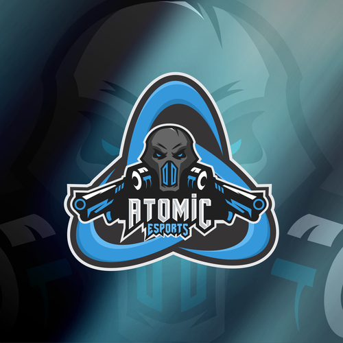 Atomic design with the title 'Atomic Esports'
