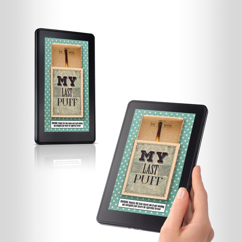 Kindle book cover with the title 'My Last Puff - eBook cover'