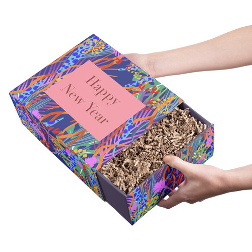 Gift packaging with the title 'gift box'