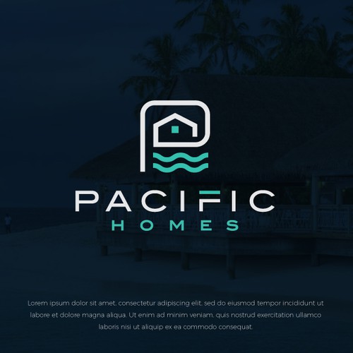 Wave logo with the title 'Pacific Homes'