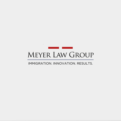 Interesting brand with the title ' Original logo concept for corporate immigration law firm - Meyer Law Group'