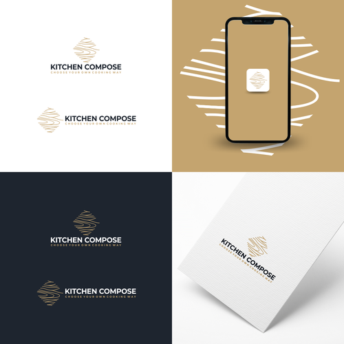 App brand with the title 'Kitchen Compose'