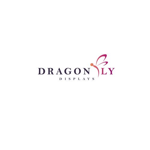 Dragonfly design with the title 'Dragonfly Logo Concept'