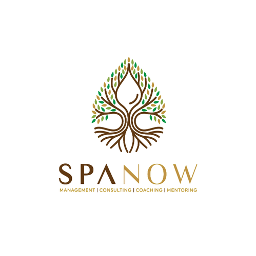 Esthetician logo with the title 'Logo Design for SPANOW'