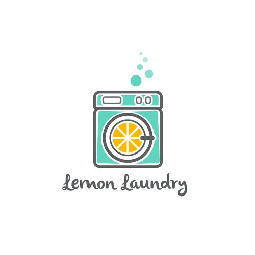 Laundry design with the title 'Logo for a Laundry Business'