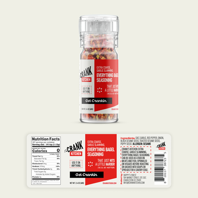 Crank Kitchen Brand Identity and Label