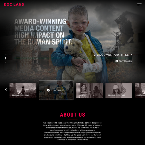 Graphic website with the title 'web graphic design contest'