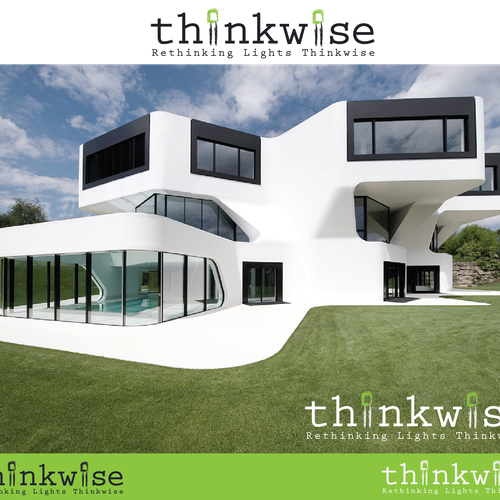 LED logo with the title 'Logo for led lighting company'