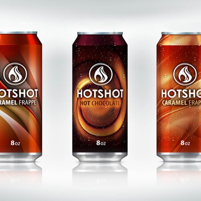 Hotshot - Product Labels for Hot New Drink