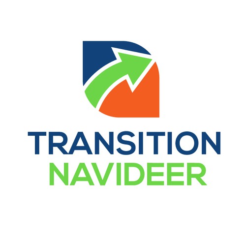 Transition design with the title 'Modern logo for edtech/education company'