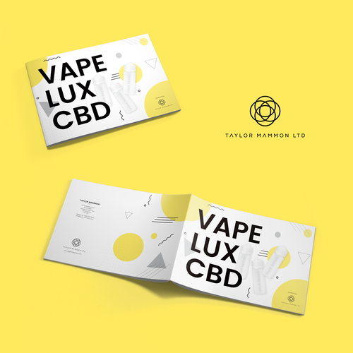 Liquid design with the title 'Bold and Trendy Brochure Design'