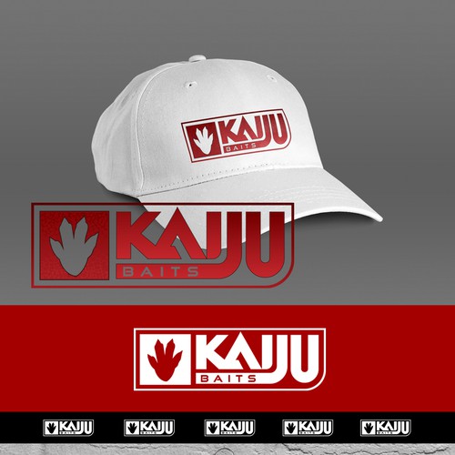 Fishing hook logo with the title 'Logo - Fishing Lures'