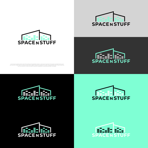Shop brand with the title 'Space N Stuff logo design'