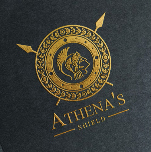 Classy brand with the title 'Athena's Shield -- Reimagined'
