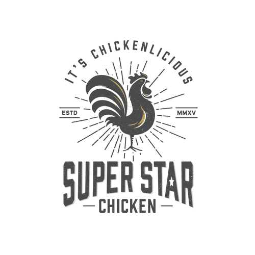 Rooster design with the title 'restaurant logo'