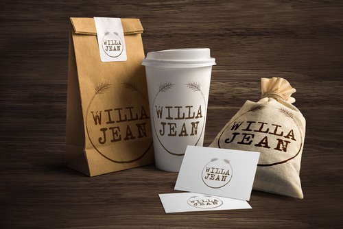 Pencil logo with the title 'Winning logo for new BAKERY & CAFE'