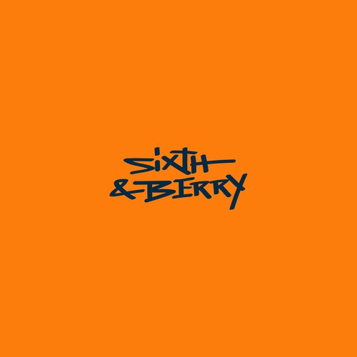 Graffiti design with the title 'Sixth and Berry'