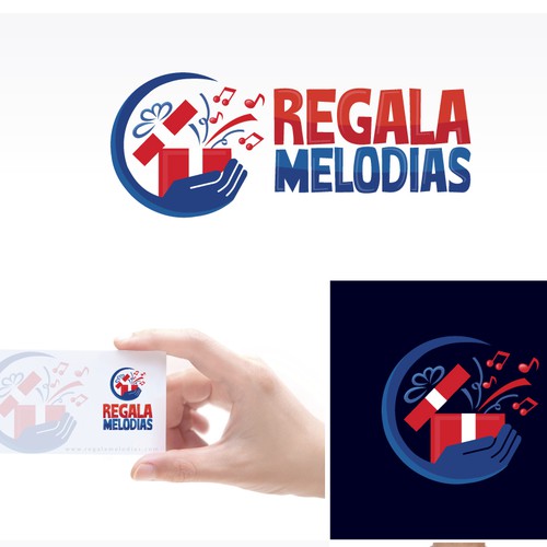 Giving logo with the title 'logo GIFT'